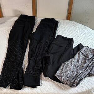 Victoria's Secret sheer and cheetah Leggings Set